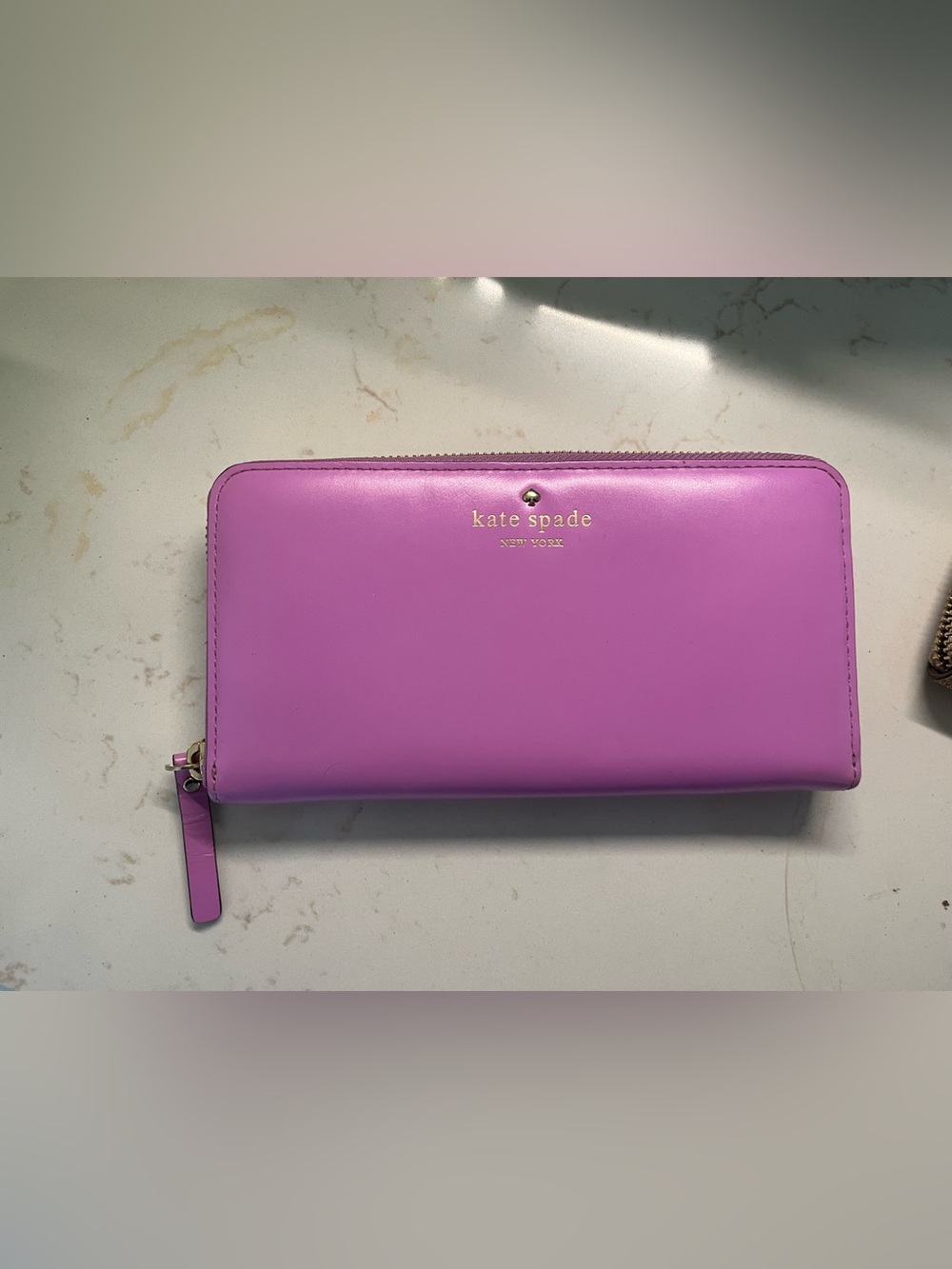 Kate Spade Lilac Zip-Around Wallet